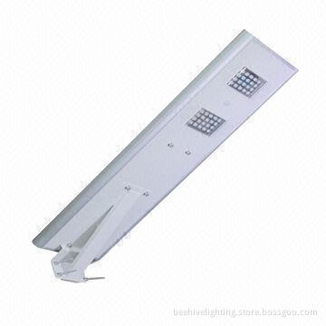 Integrated Solar Power Streetlight, 40W Power, All-in-one with Motion Sensor